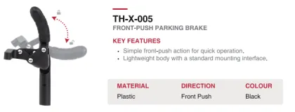Rust-Resistant Plastic Push to lock