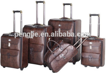 best luggage set PU case trolley luggage trolley case