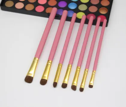 makeup brush set silver handl eye makeup brushes
