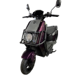 Stylish Electric Motorcycle with Bold Grille