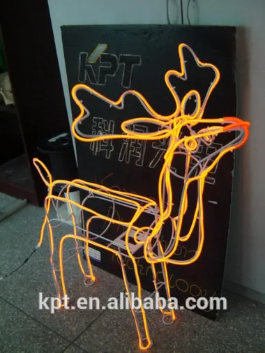 el wire neon rope lights/cheap flash multicolor luminescent el wire/el wire christmas decoration light