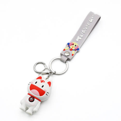 PVC Cartoon Keychain 3D Soft Rubber Cute Anime