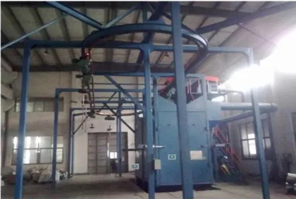 Track Shot Blasting Machine Dingtai Not Antai