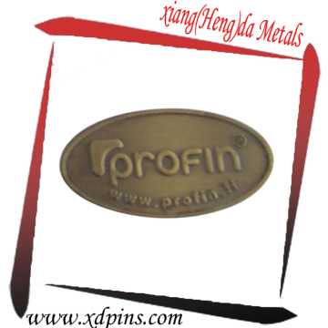 custom metal promotion brand logo badge 