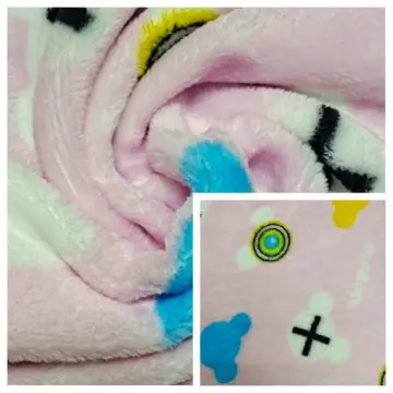 Double Side Flannel with Geometric Printing Fabric
