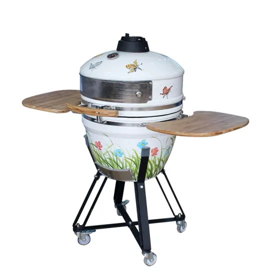 Auplex Manufacturer Backyard Charcoal Ceramic Cooking BBQ Kamado 21 Inch Pizza Oven Outdoor