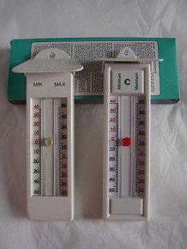Indoor Outdoor Plastic Wall Hanging Thermometer