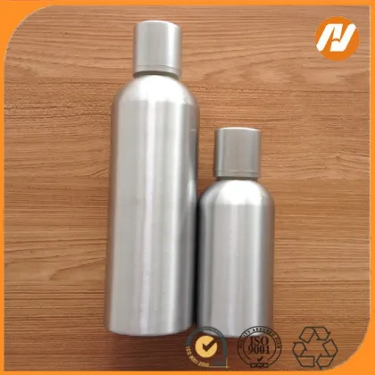 Vodka bottle Aluminum can with pump or sprayer for essential oil