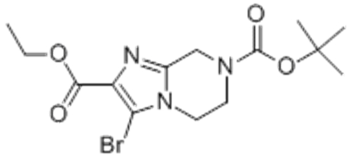 7-tert-butyl 2-ethyl 3-bromo-5,6-dihydroimidazo[1,2-a]pyrazine-2,7(8H)-dicarboxylate CAS 1000576-75-9