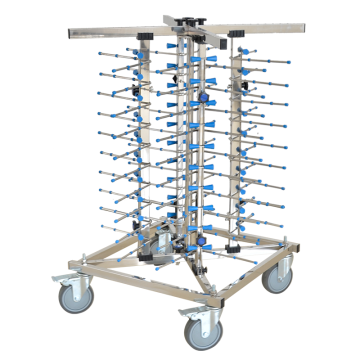 Stainless Steel Dish Trolley