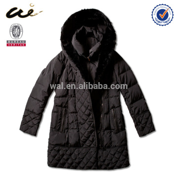 black padding coats Ladies'long black leather coats, ladies' real fur down coats, russia winter coats