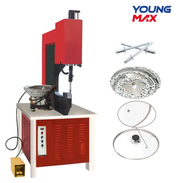 Pot pan cooker making automatic riveting machine