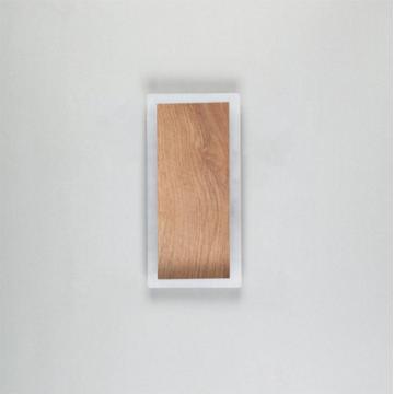 Lámpara de pared al aire libre luz decorativa con decoración de madera