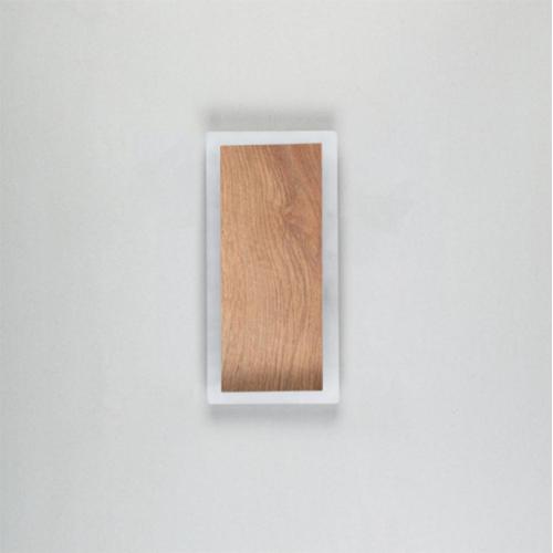 Lámpara de pared al aire libre luz decorativa con decoración de madera