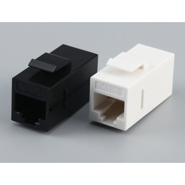 หญิงสาว rj45 cat6 inline coupler jack