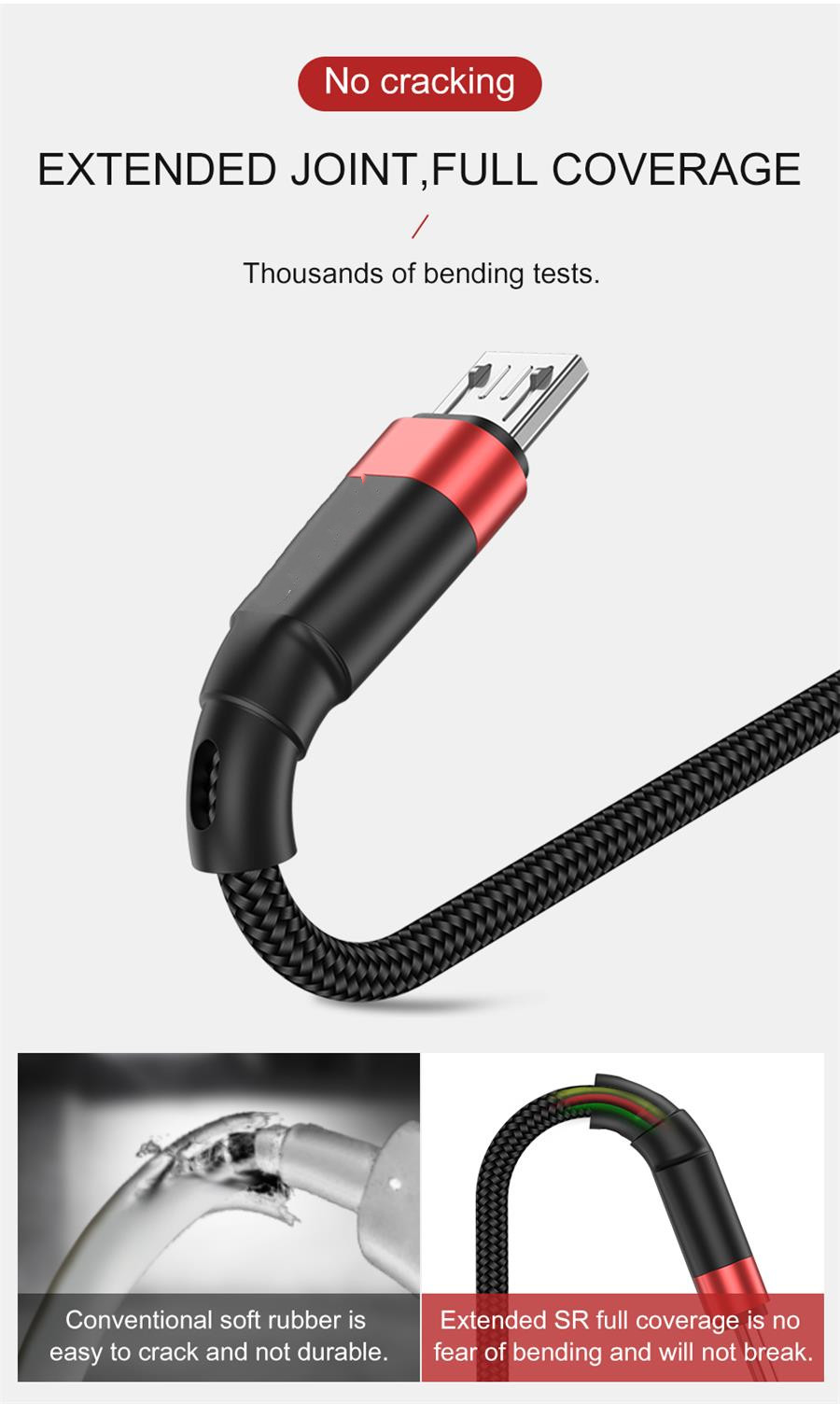 2m micro usb cable