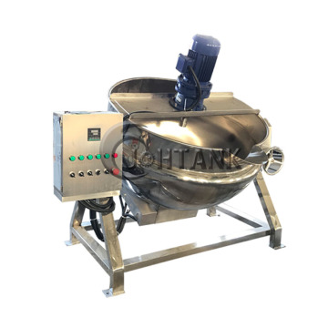 Industrial 100l Food Mixer Machine Tilting Cooking Pot with Mixer