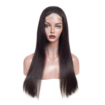 wholesale loose deep 100% virgin 360 straight brazilian hair frontal hd wig full lace front cuticle aligned human hair wigs