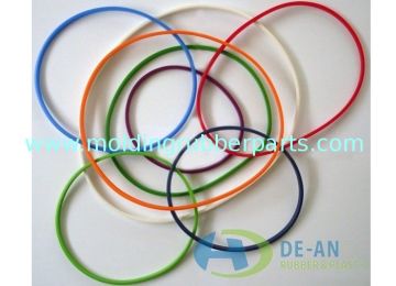 Food Grade Silicone Rubber Parts Waterproof , Red And Blue Color
