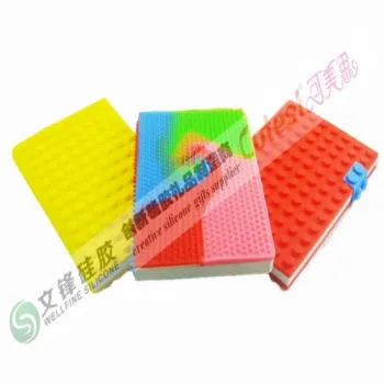 Wholesale A5 excellent spiral shape silicone note book cover