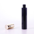 Custom Glass Toner Bottle Cosmetic Black cosmetic glass facial toner and lotion bottle Factory