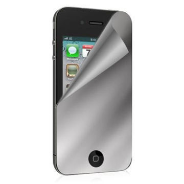 Mirror Screen Protector, Suitable for Apple's iPhone 4, Made of PET, 112.5 x 55.7mm