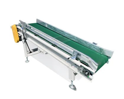 Packaging system equipment horizontal belt conveyor