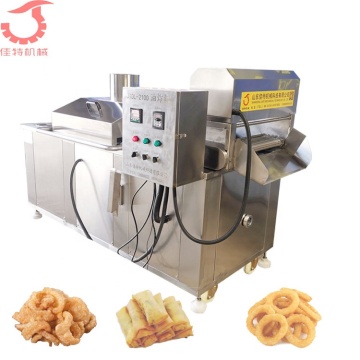 Automatic Industrial Pork Crackling Frying Machine - Continuous Conveyor Belt Fryer