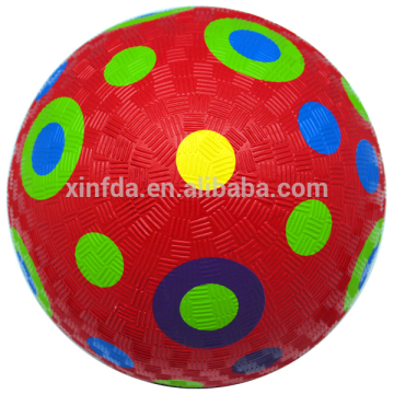 High quality custom printing outdoor indoor soft sport bouncing ball rubber playground ball