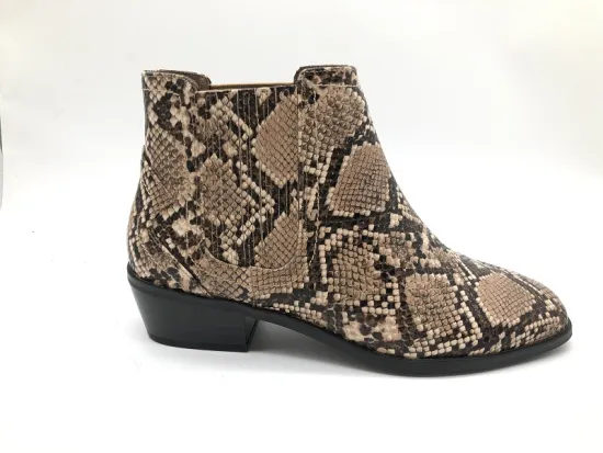 Women's  Low Chunky Block Stacked Heel