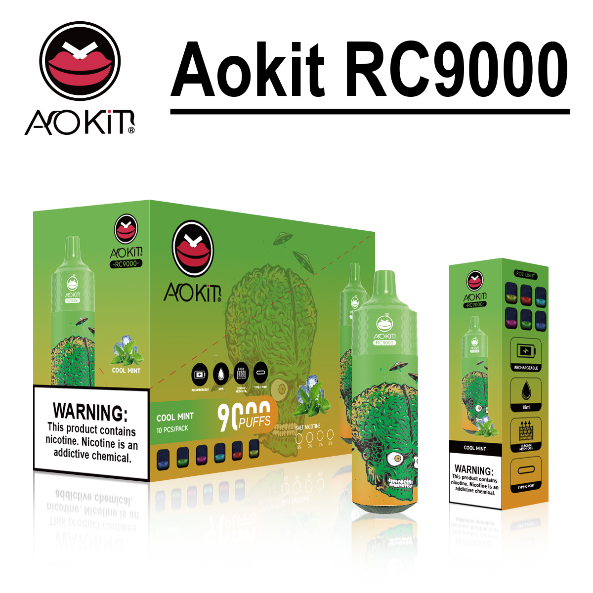 Aokit RC9000 puff