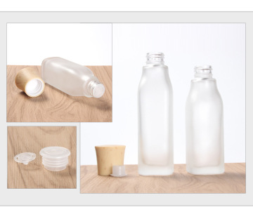 The emulsion spray Wood grain Glass bottle