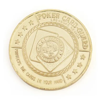 Nice Metal Chip Poker Buttons for Poker Fans