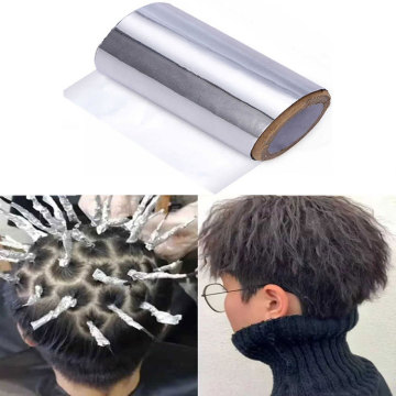 Papier en papier d&#39;aluminium argenté Alu pour la permage des cheveux