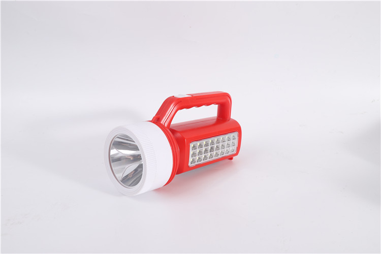 Hot Sale LED Solar Rechargeable Handle Lamp Hand Held Search Light