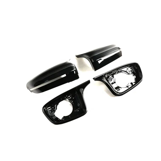Modified ABS Gloss Black Horn Rearview Mirror Cover for BMW 5 Series G30/G38