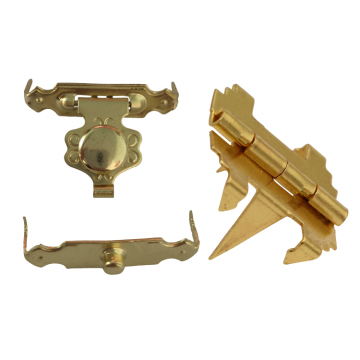 Metal Hinges and Clasps for Cigar Wood Boxes