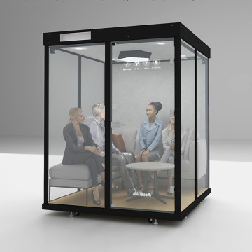 steel modern soundproofing conference room