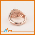 Rose Gold Crystal fred Ring Partihandel