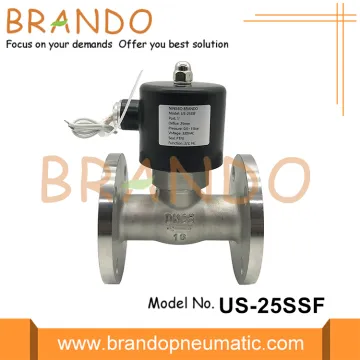 1'' DN25 Flanged Stainless Steel Steam Solenoid Valve