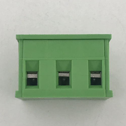 7.62mm pitch through terminal block connection