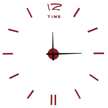 Moderno orologio 3d senza cornice silenzioso per soggiorno e decorazione per ufficio