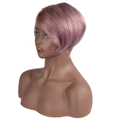 Rebecca Dream Purple Short Human Hair Wigs Wholesale Cheap Cut Short Human hair Wigs For Black Woman 100 human hair wigs