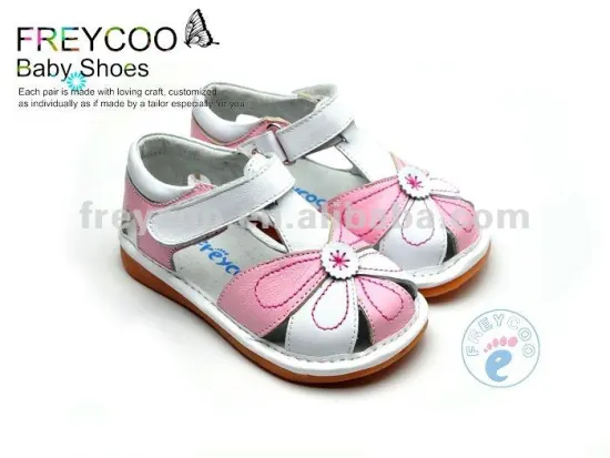 Top quality leather summer Girl sandals PB-6102PK