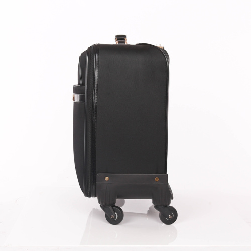 Low price scratch resistant PU leather luggage bags