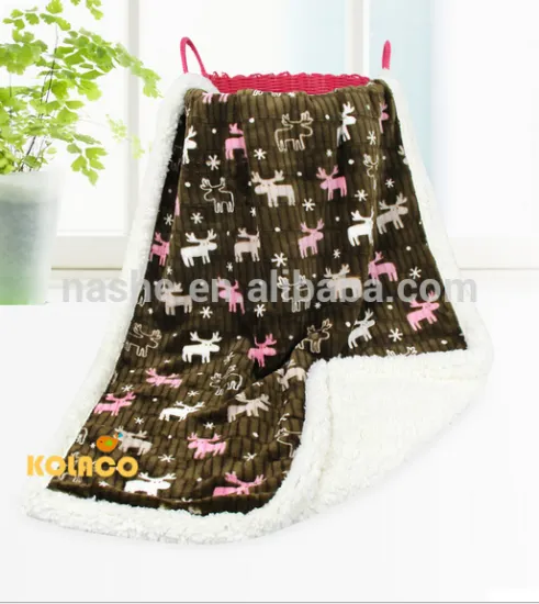 Sherpa Fleece Printed Baby Blanket