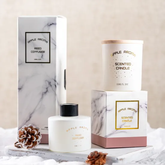 Custom Reed Diffuser Packaging Paper Candle Box
