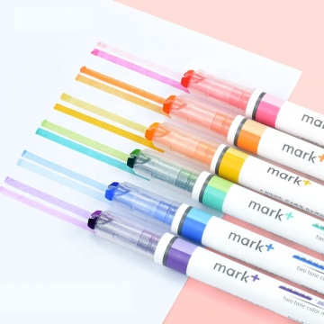 Two-Color Line Highlighters for Student Workstations