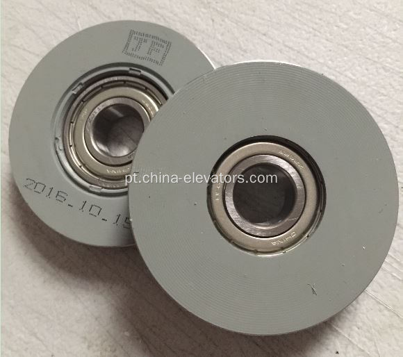 Rolo de gancho de porta de 68 mm 68 * 14 * 6202Z para elevadores Fujitec