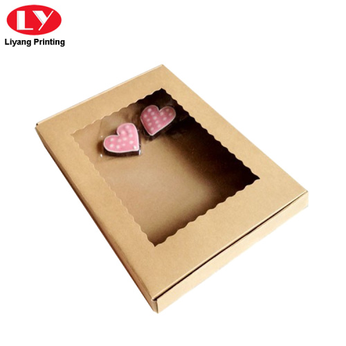 Kraft Paper Shipping Box Embalaje de galletas